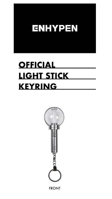 enhypen Light stick keyring