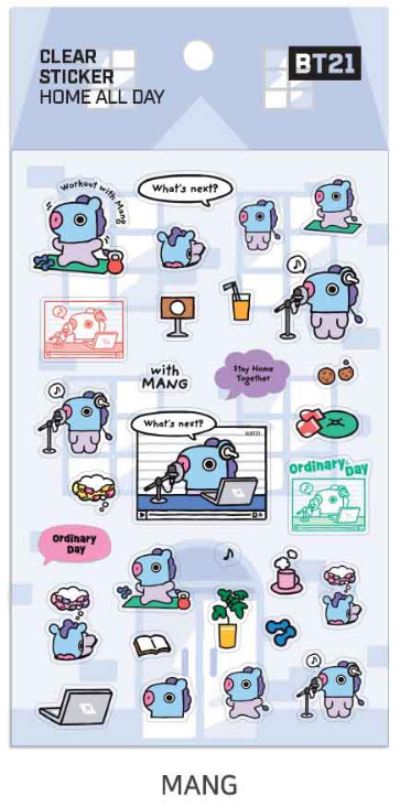 Kpop Sticker, BTS, Mang