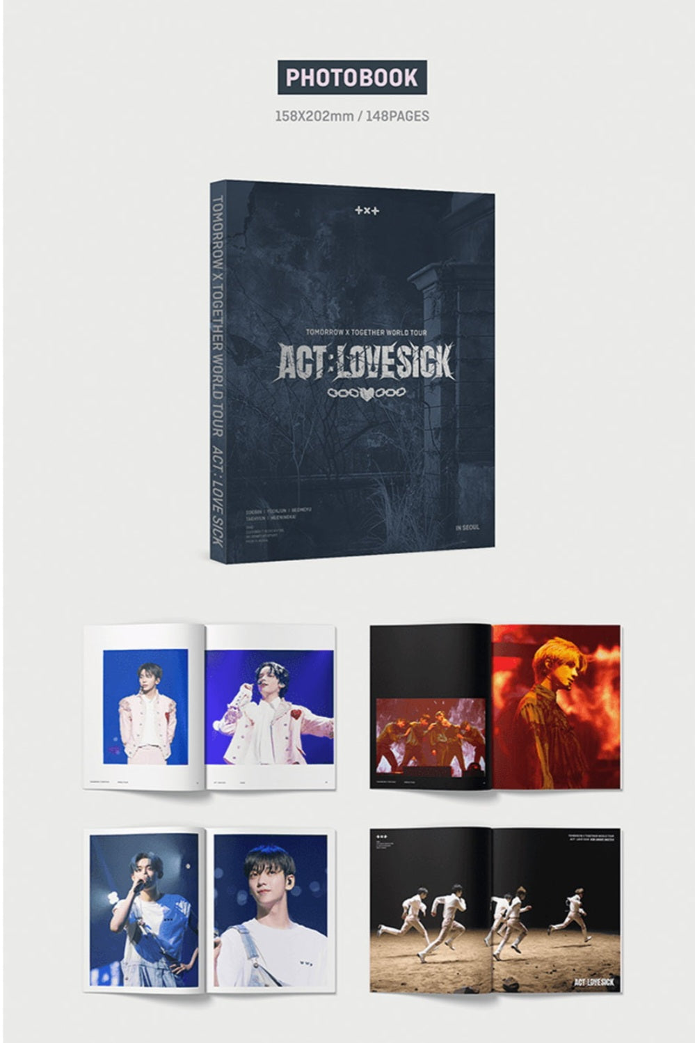 TXT - Act: Lovesick Konzert in Seoul Photobuch und DVD-Set