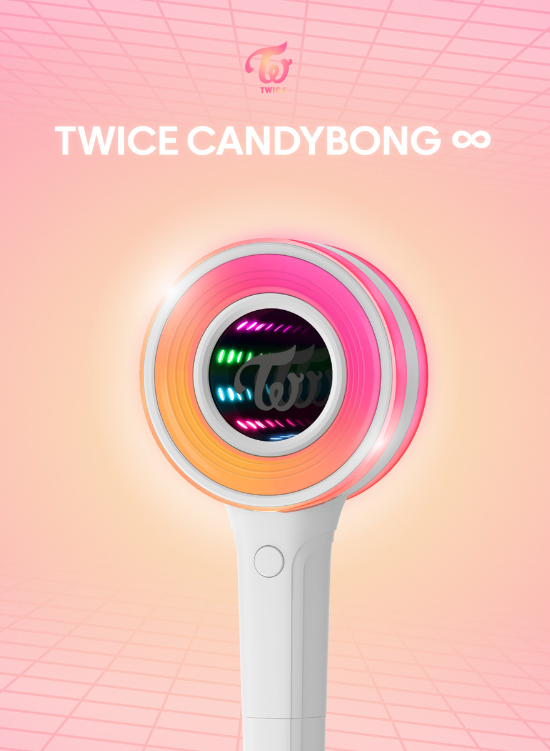 Twice Candybong Light Stick mit Infinite Mirror in verschiedenen Farben